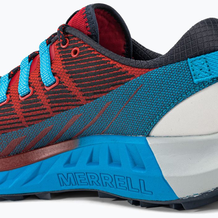 Men's Merrell Agility Peak 4 red-blue running shoes J067463 10