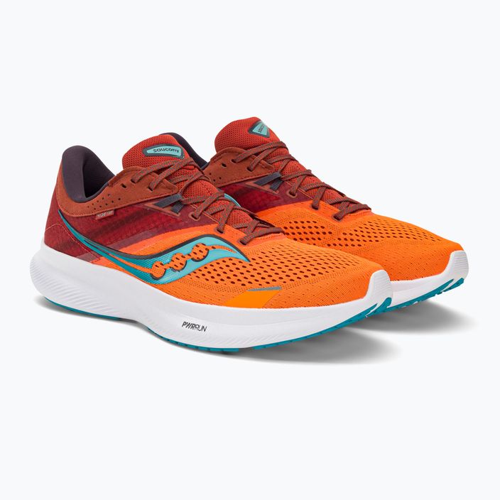 Saucony Ride 16 men's running shoes orange-red S20830-25 4