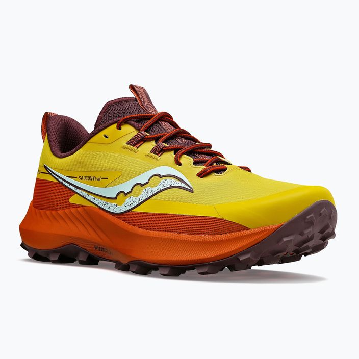 Women's running shoes Saucony Peregrine 13 yellow-orange S10838-35 11