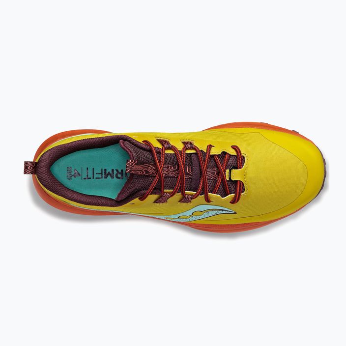 Women's running shoes Saucony Peregrine 13 yellow-orange S10838-35 14