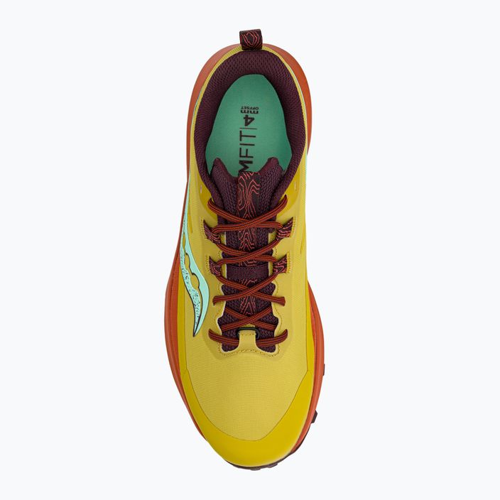 Men's running shoes Saucony Peregrine 13 yellow-orange S20838-35 6