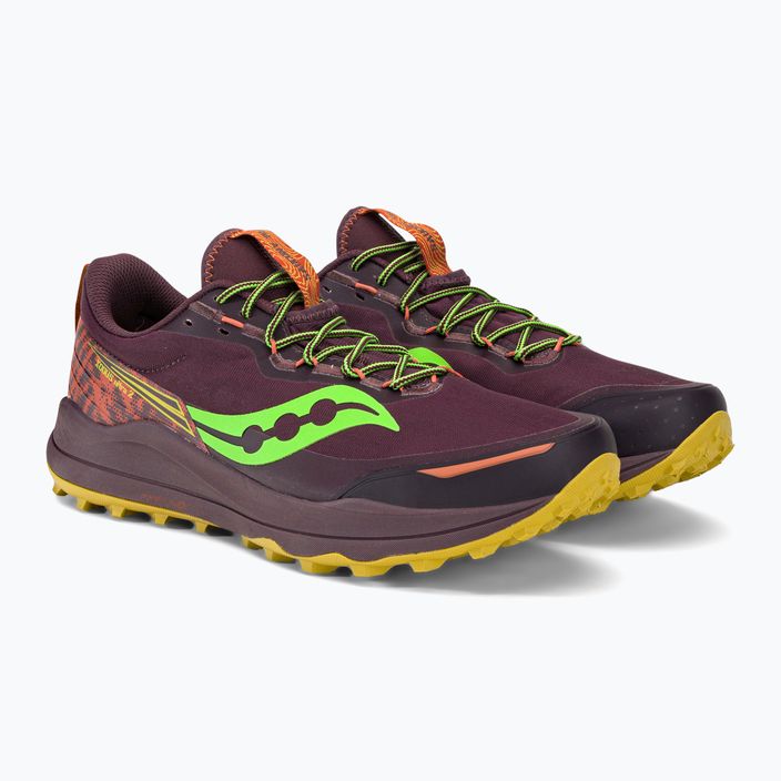 Men's running shoes Saucony Xodus Ultra 2 maroon S20843-35 4