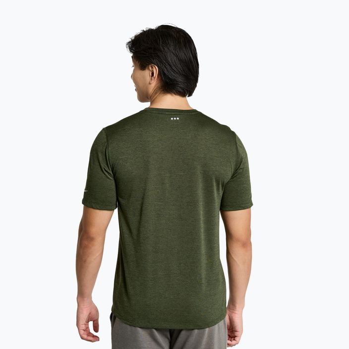 Saucony Stopwatch Graphics men's running shirt green SAM800280-CIHS3 2