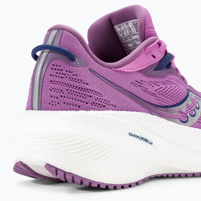 Women's running shoes Saucony Triumph 21 grape/indigo 10