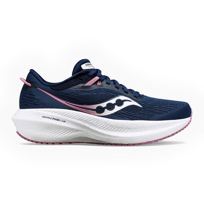 Women's running shoes Saucony Triumph 21 navy/orchid 2
