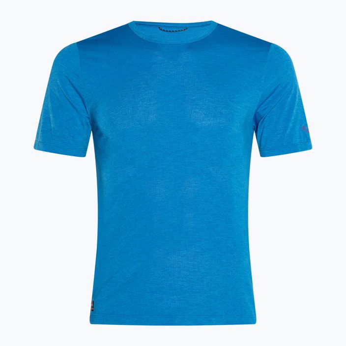 Men's Saucony Stopwatch cobalt heather running shirt