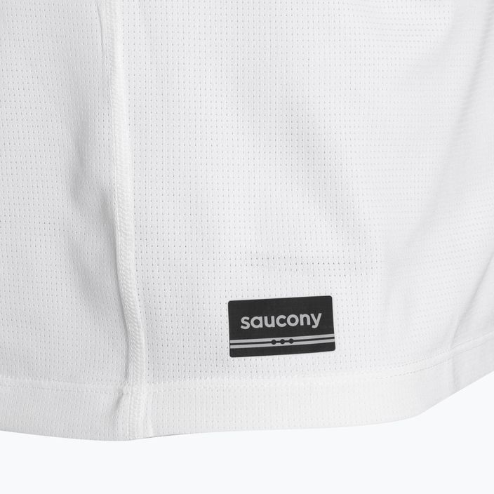 Men's running shirt Saucony Stopwatch white 3