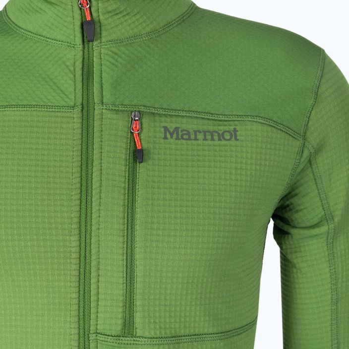 Men's Marmot Preon fleece sweatshirt green M11783 3