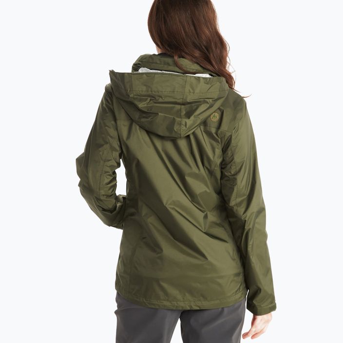 Marmot Precip Eco women's rain jacket green 46700 2