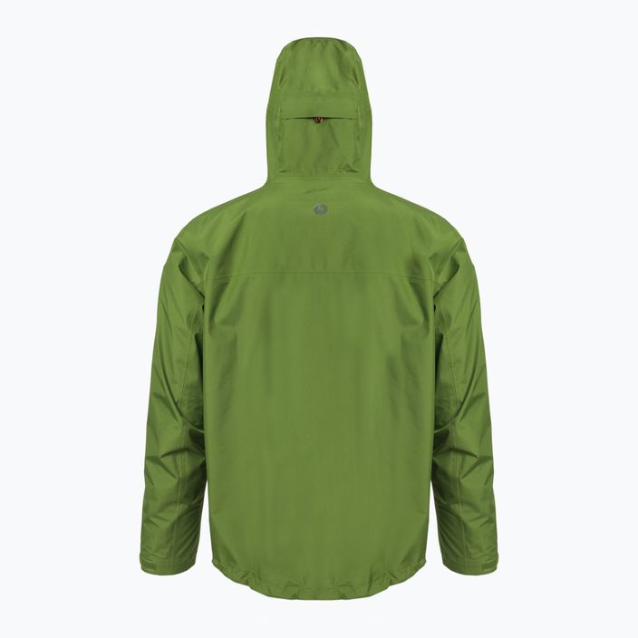Men's Marmot Minimalist Pro Gore Tex rain jacket green M12351 2