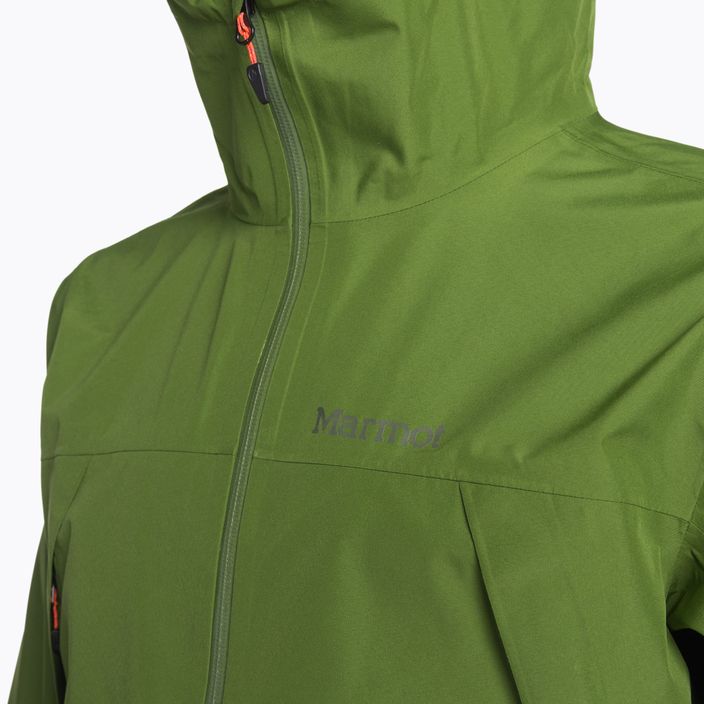 Men's Marmot Minimalist Pro Gore Tex rain jacket green M12351 3