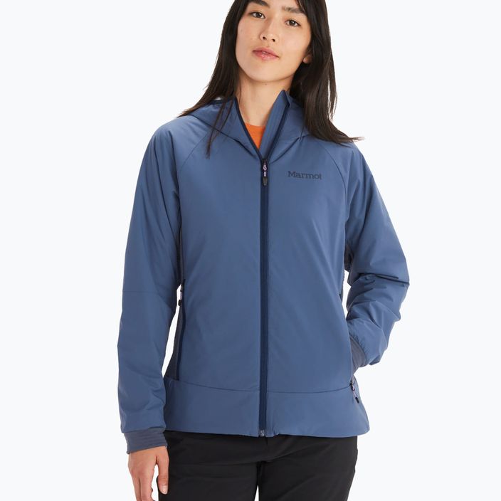 Marmot Novus Lt Hybrid Hoody women's jacket blue M12396
