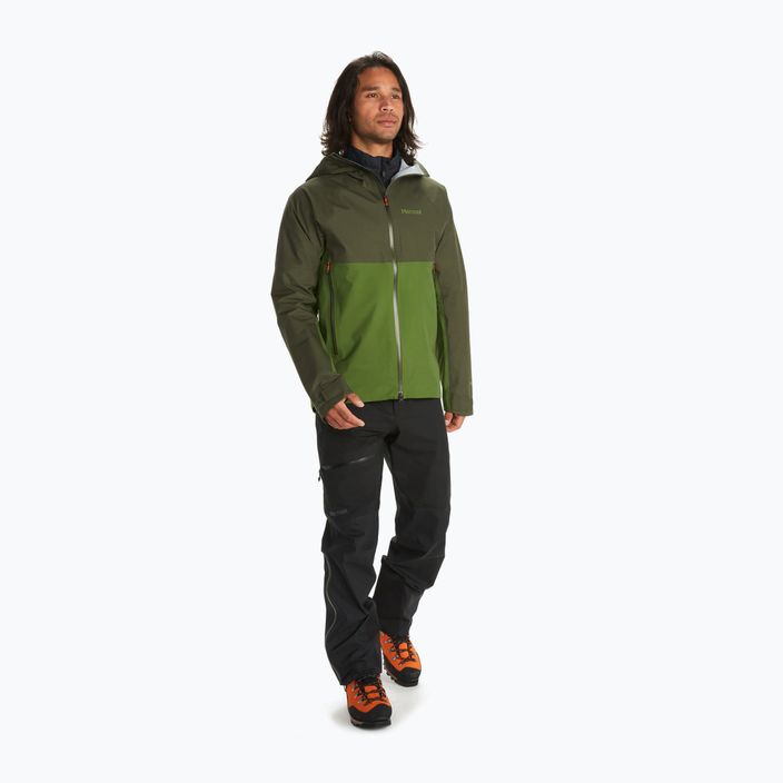 Marmot Mitre Peak Gore Tex men's rain jacket green M12685 7