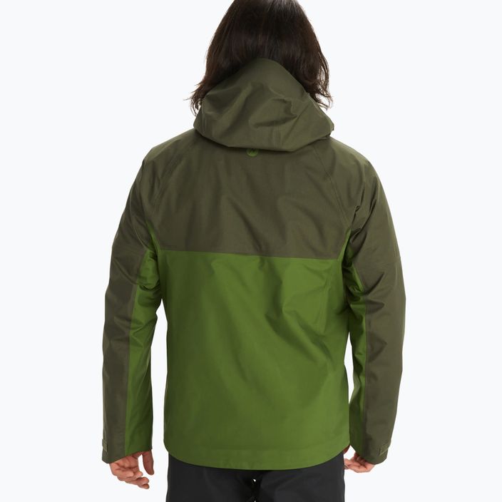 Marmot Mitre Peak Gore Tex men's rain jacket green M12685 8
