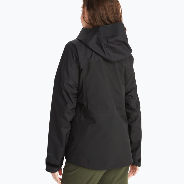 Marmot Mitre Peak women's rain jacket black M12687001 2