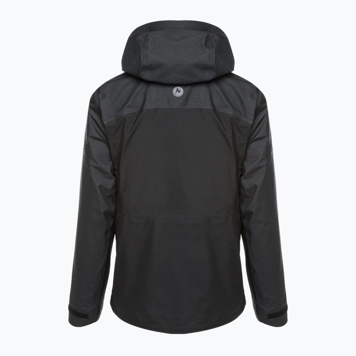 Marmot Mitre Peak women's rain jacket black M12687001 4