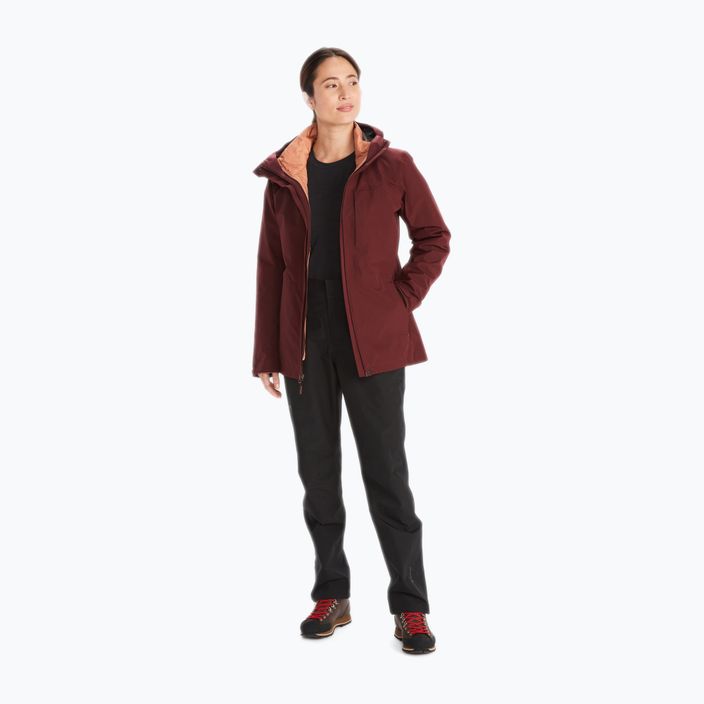 Marmot Minimalist Gore Tex women's rain jacket maroon 35810 13