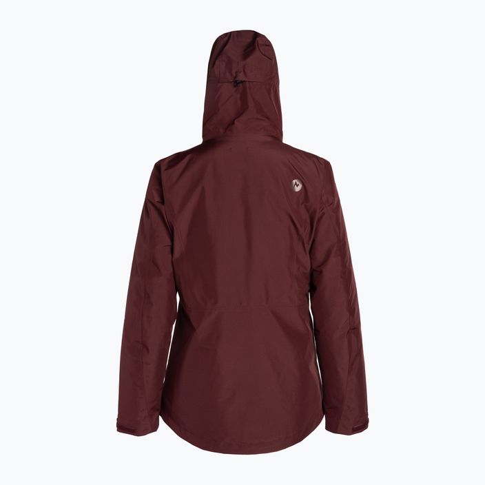 Marmot Minimalist Gore Tex women's rain jacket maroon 35810 2