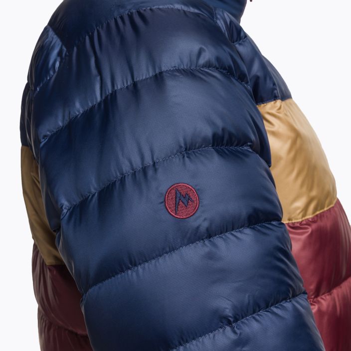 Marmot men's down jacket Ares navy blue and maroon 71260 2