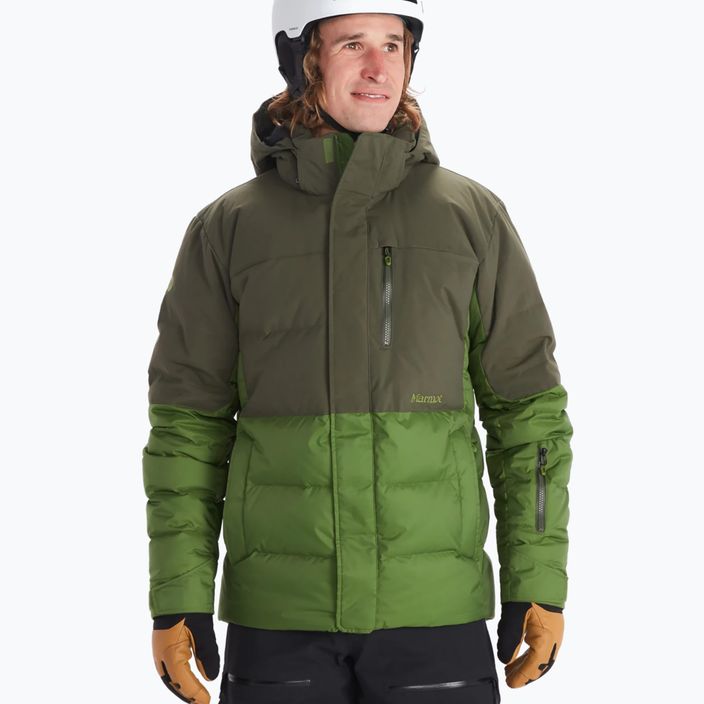 Men's Marmot Shadow ski jacket green 74830 8