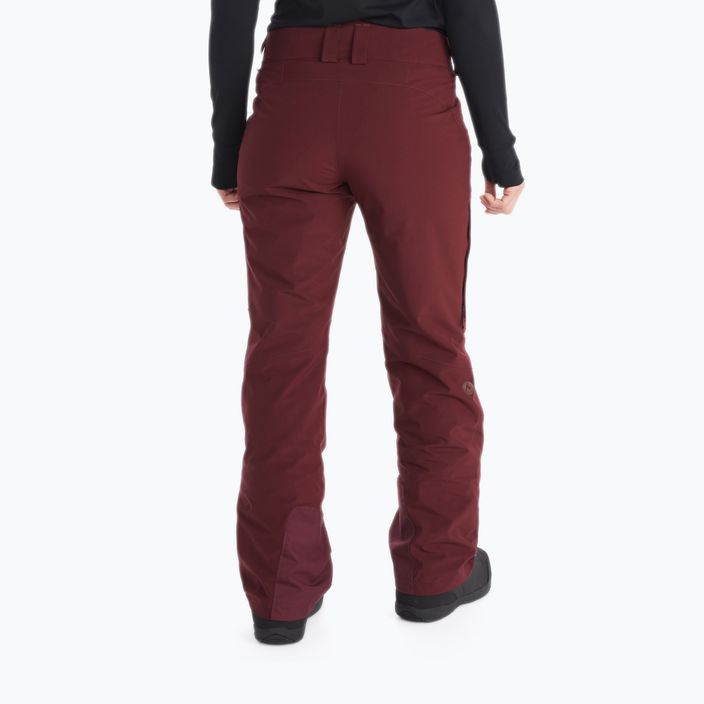 Marmot Slopestar women's ski trousers burgundy 79740 7