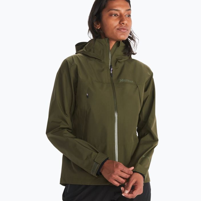 Marmot Minimalist Pro Gore Tex women's rain jacket green M12388 5