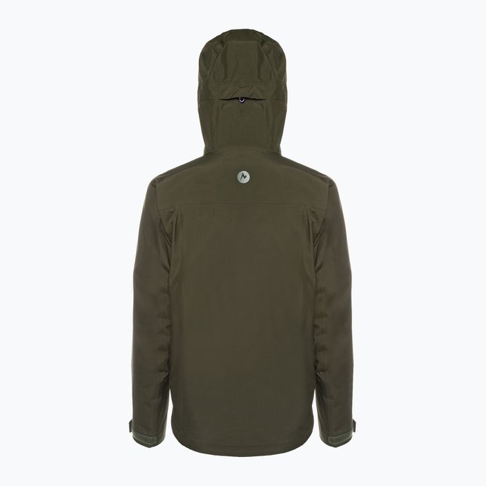 Marmot Minimalist Pro Gore Tex women's rain jacket green M12388 2