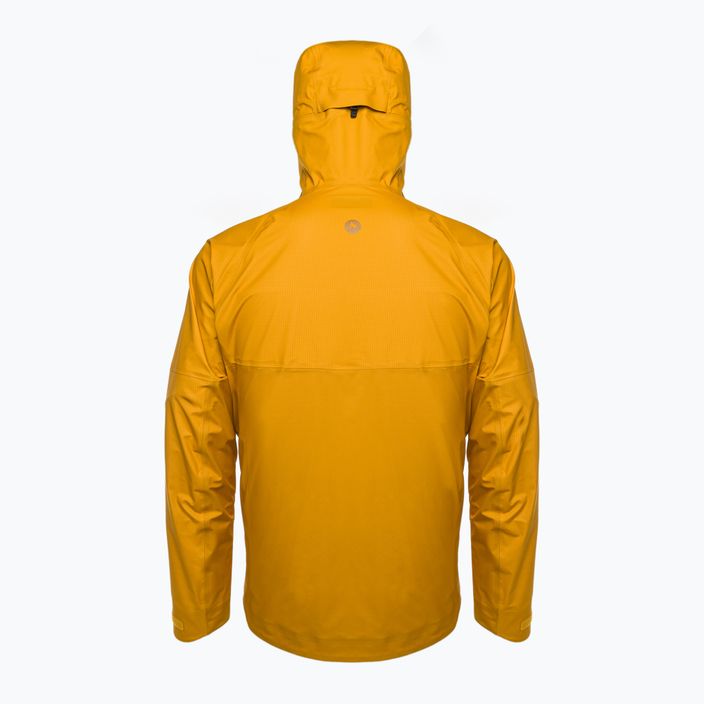 Men's Marmot Mitre Peak Gore Tex trekking jacket yellow M12685 3