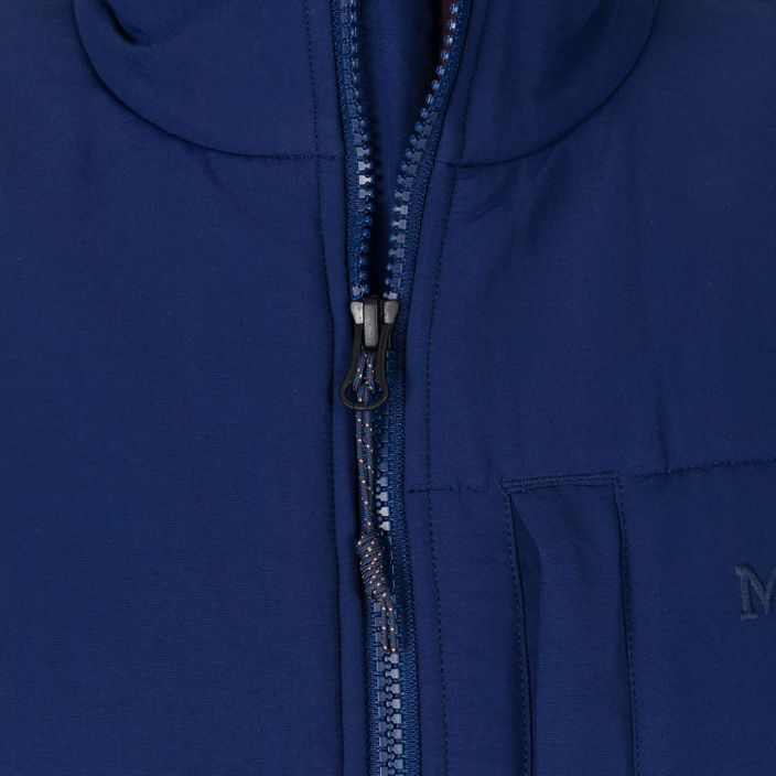 Marmot Wiley Polartec men's fleece sweatshirt maroon and navy blue M13190 4