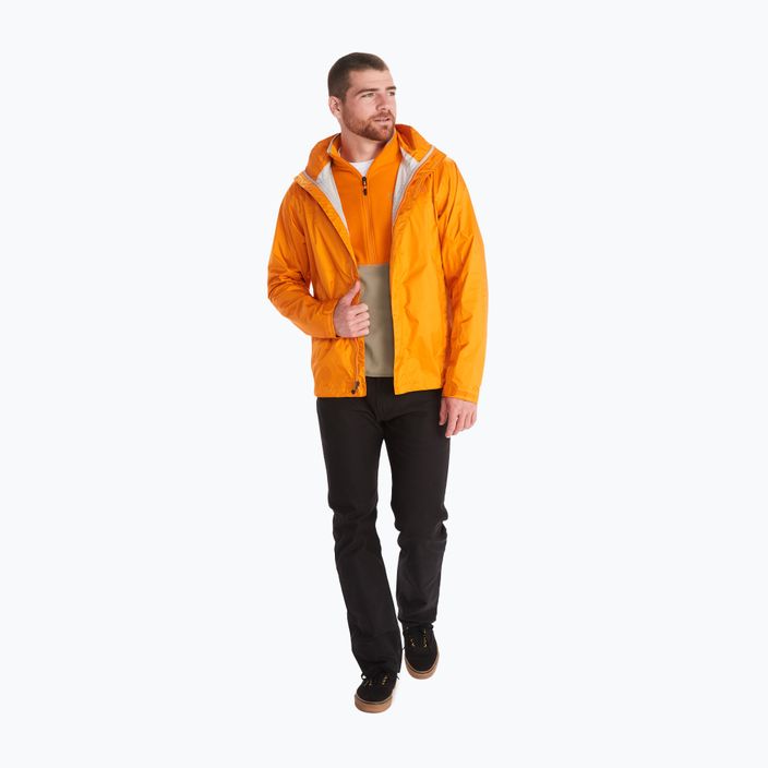Marmot PreCip Eco men's rain jacket orange 41500 2