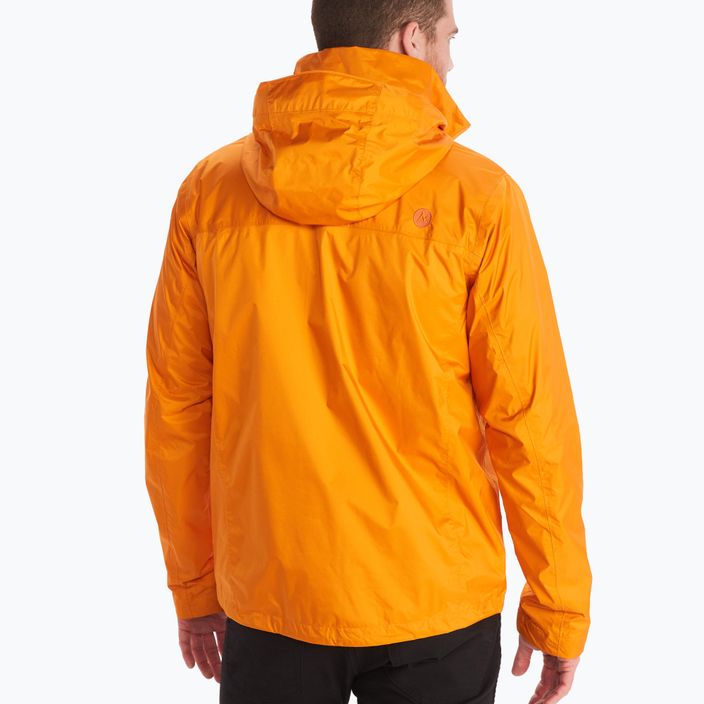 Marmot PreCip Eco men's rain jacket orange 41500 3