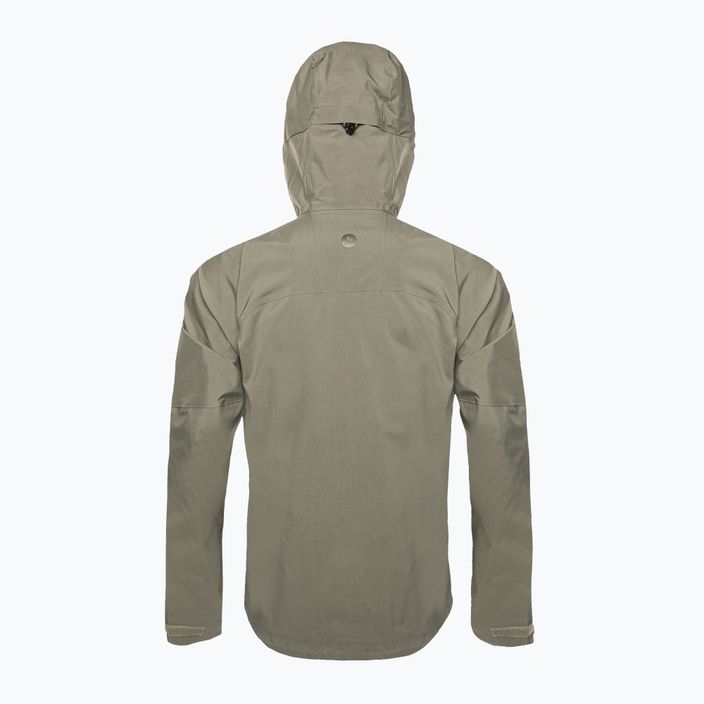 Men's Marmot Alpinist GORE-TEX grey rain jacket M1234821543 2
