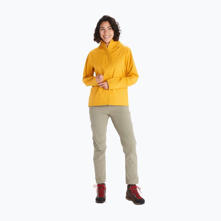 Marmot PreCip Eco women's rain jacket yellow M12389-9057 3
