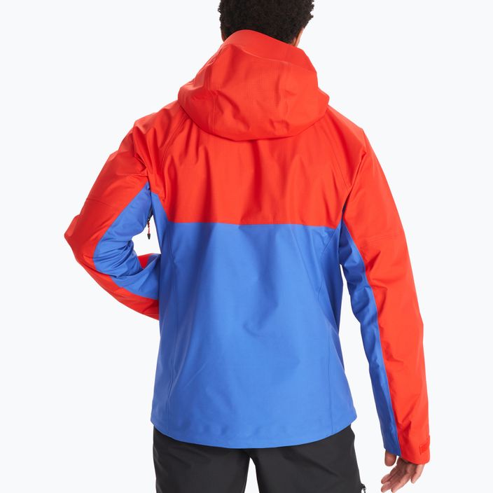 Marmot Mitre Peak GTX men's rain jacket red-blue M12685-21750 2
