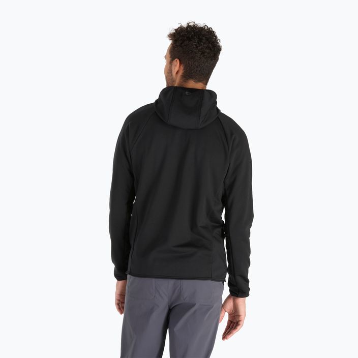 Men's Marmot Leconte Full Zip Hoody fleece sweatshirt black 3