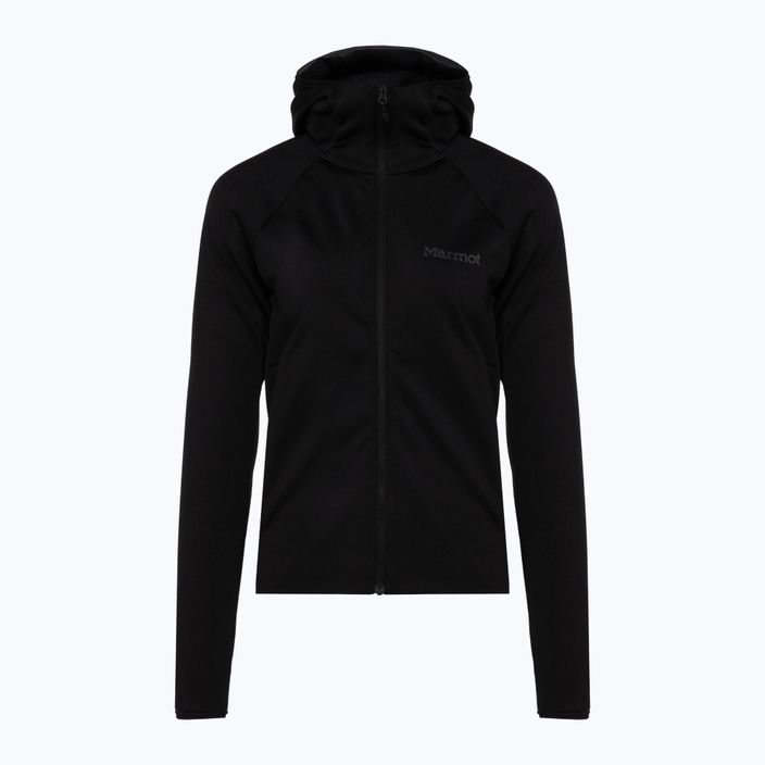 Women's Marmot Leconte Fleece hoodie black 7