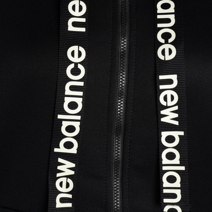 Women's training sweatshirt New Balance Relentless Performance Fleece Full Zip black WJ13174BK 3