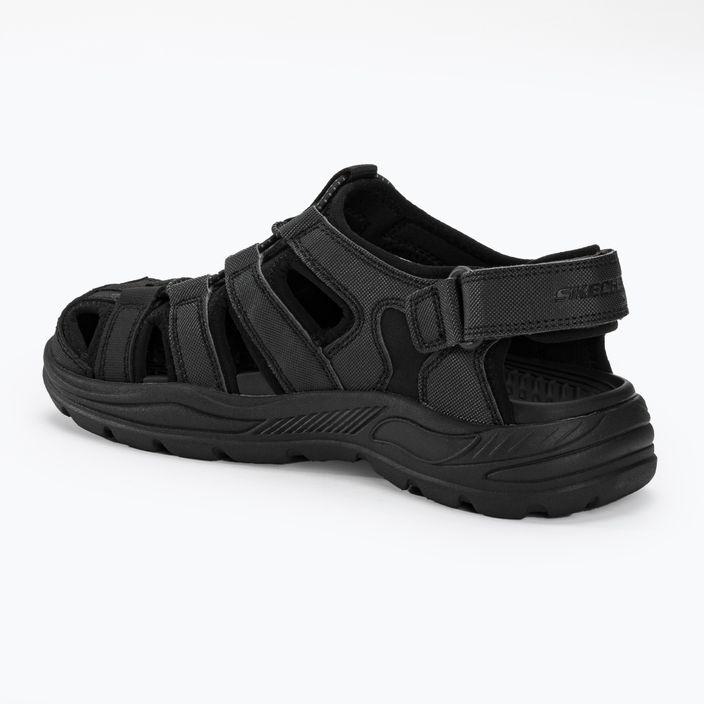 SKECHERS men's Arch Fit Motley SD Verlander black sandals 3