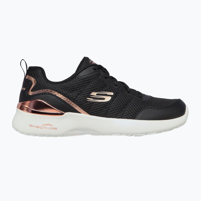 Women's training shoes SKECHERS Skech-Air Dynamight The Halcyon black/rose gold 7