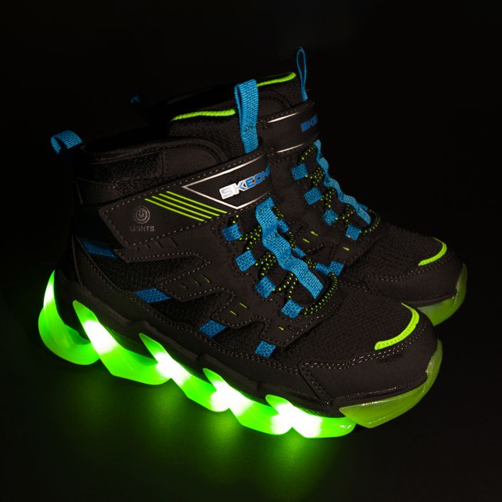 SKECHERS children's shoes Mega-Surge Flash Breeze black/blue/lime 7