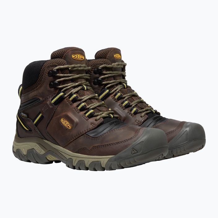 KEEN Ridge Flex Mid men's trekking shoes brown 1026614 12