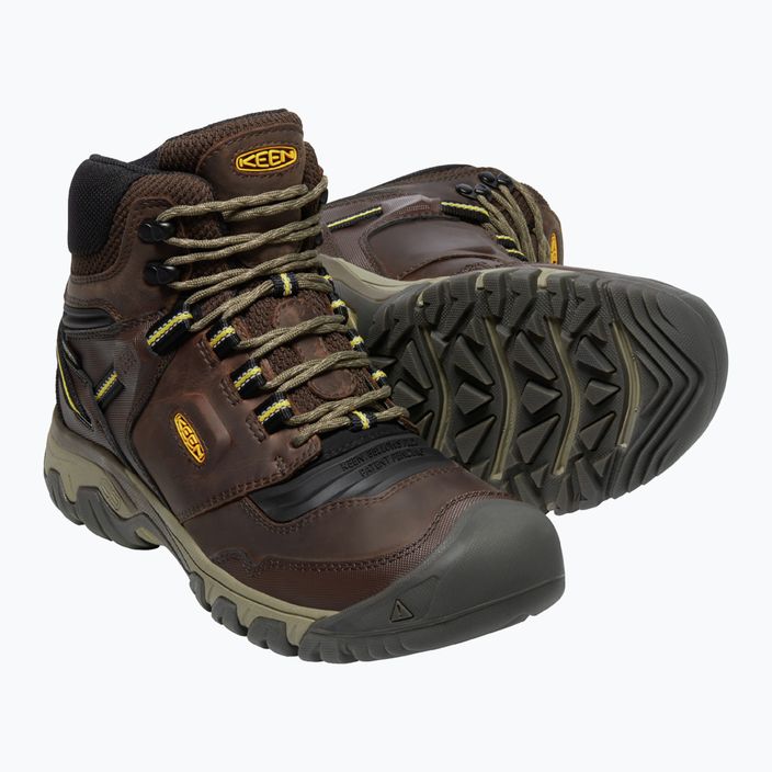 KEEN Ridge Flex Mid men's trekking shoes brown 1026614 13
