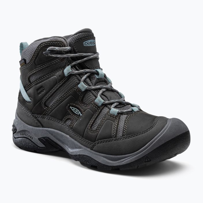 Women's trekking boots KEEN Circadia Mid Wp green-grey 1026763