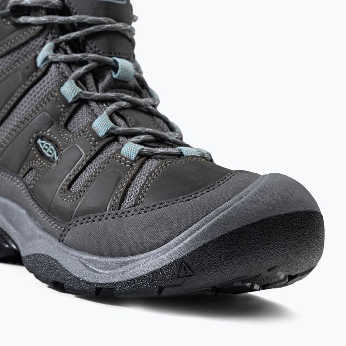 Women's trekking boots KEEN Circadia Mid Wp green-grey 1026763 9