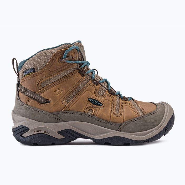 Women's trekking boots KEEN Circadia Mid Wp brown 1026764 2