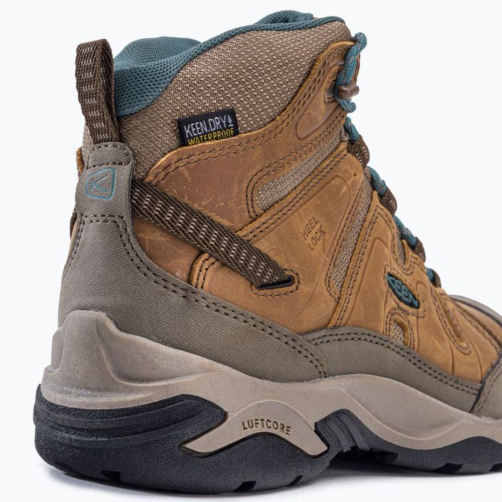 Women's trekking boots KEEN Circadia Mid Wp brown 1026764 8