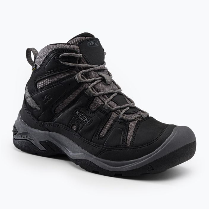 Men's trekking boots KEEN Circadia Mid Wp black-grey 1026768