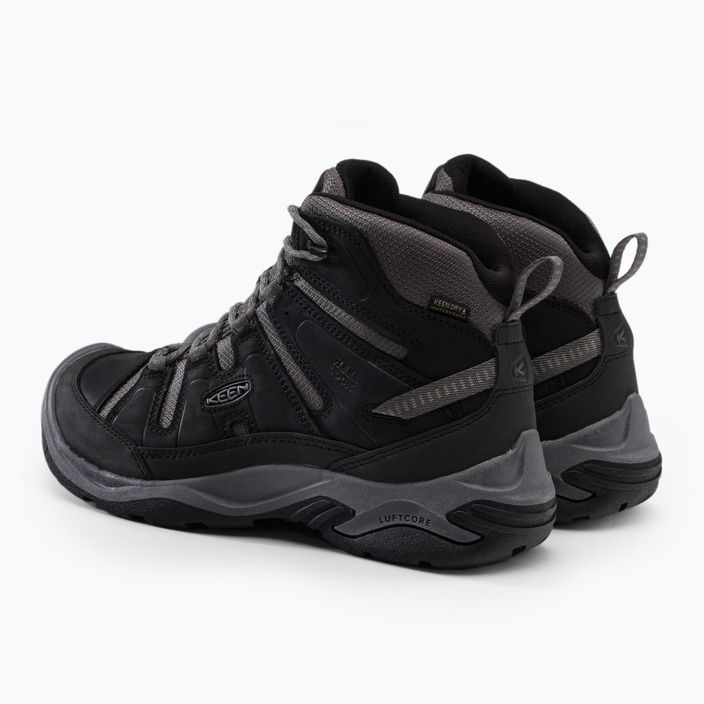 Men's trekking boots KEEN Circadia Mid Wp black-grey 1026768 3