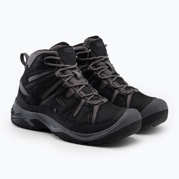 Men's trekking boots KEEN Circadia Mid Wp black-grey 1026768 5