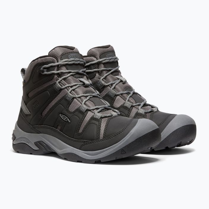 Men's trekking boots KEEN Circadia Mid Wp black-grey 1026768 12
